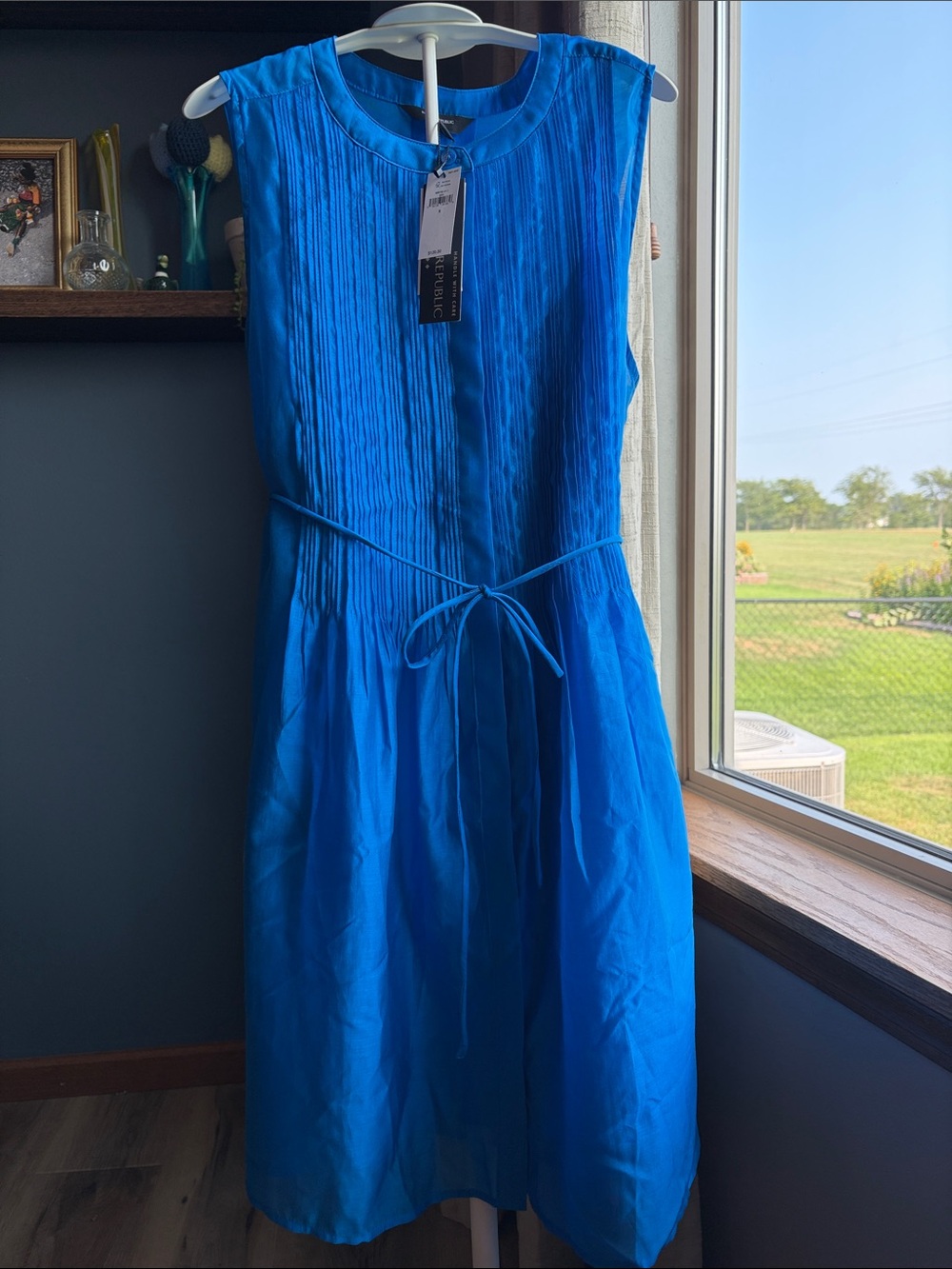 NWT Banana Republic PINTUCK ORGANZA MINI DRESS